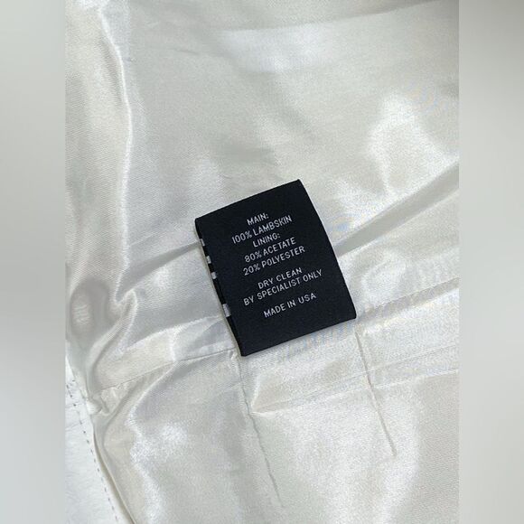 Monfrère Dean Leather Trucker Jacket size S - Picture 15 of 16